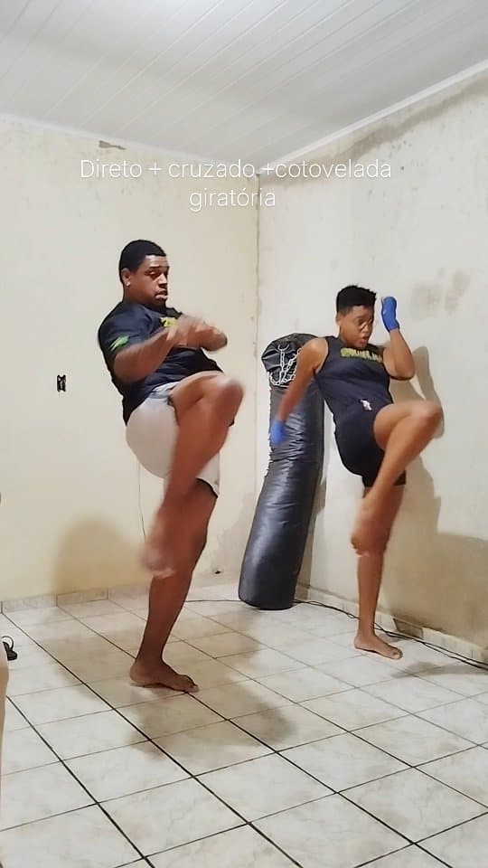 Um pouco do nosso treininho em casal 🥊🔥